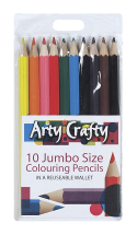 Colouring Pencils 10pc Jumbo